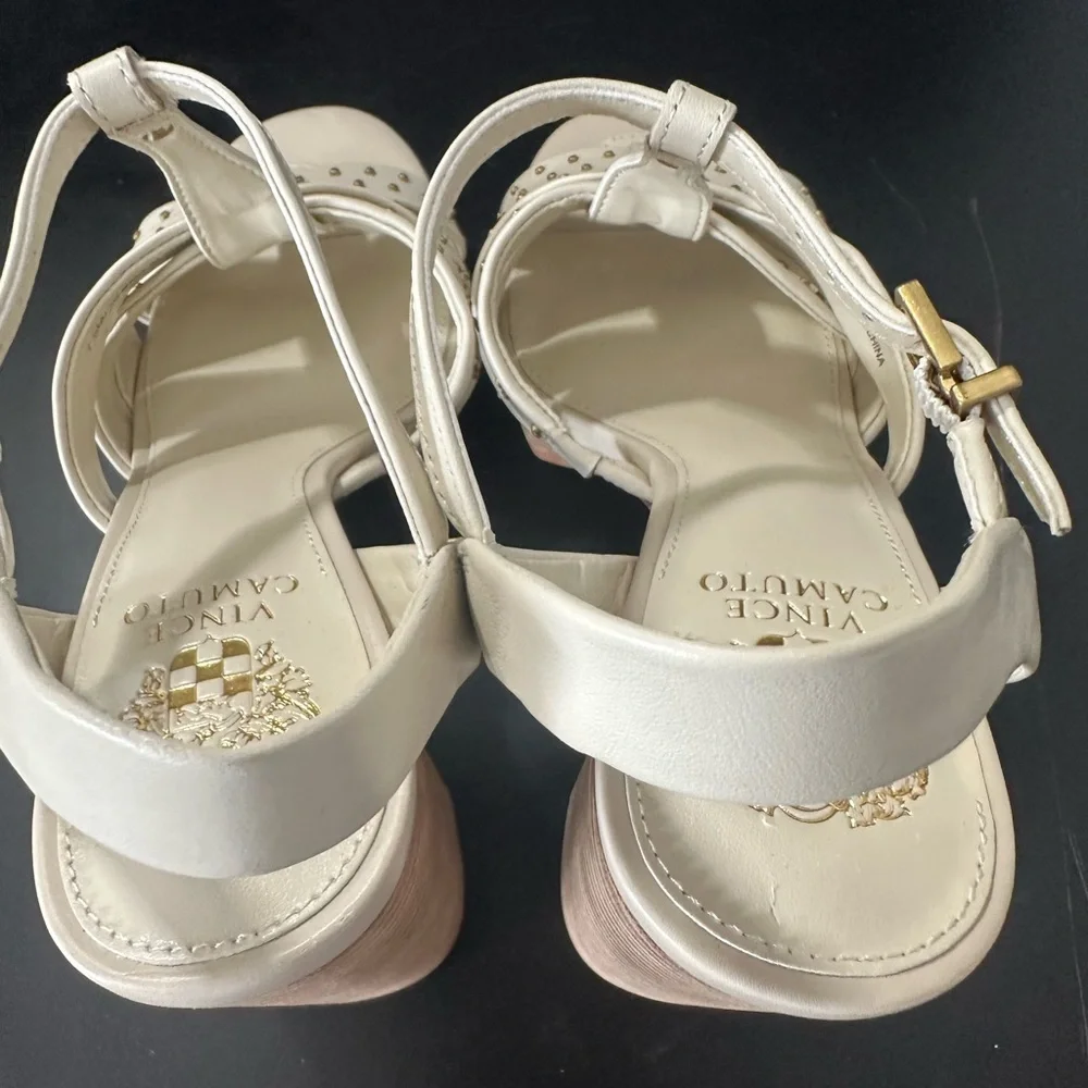 🆕Vince Camuto Women's Palton Studded Platform Leather Sandals